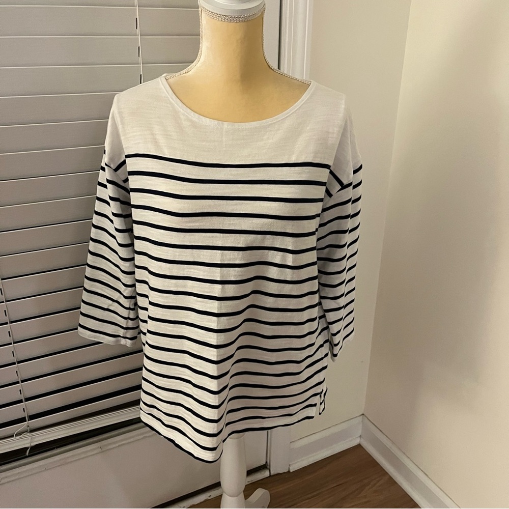 Old Navy Striped Boat Neck Tee